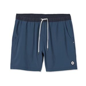 Vuori 5” Kore Short Lined in Indigo Blue size Medium